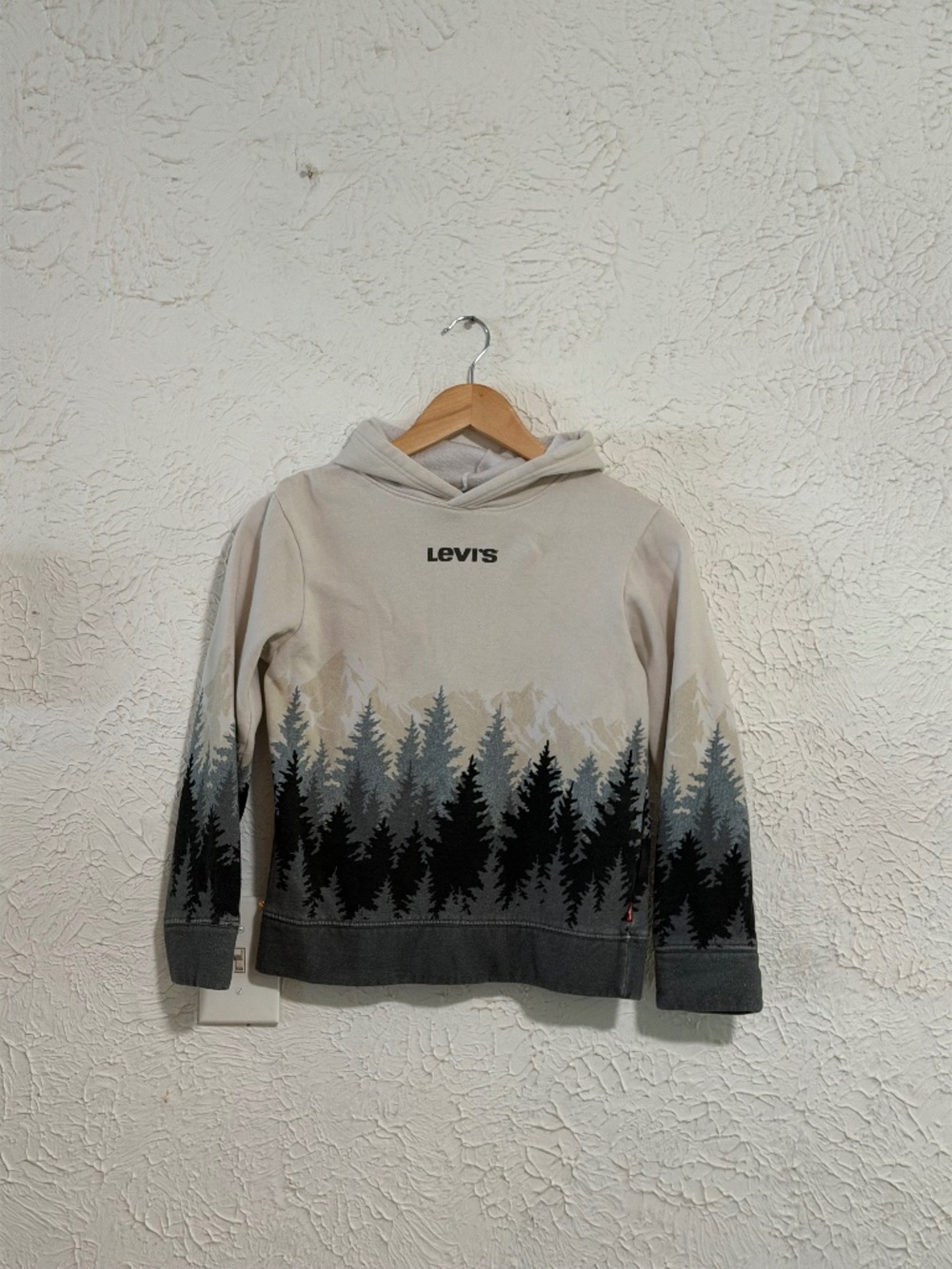 Levi’s Boys Forest Graphic Pullover Hoodie Size Large 10–12